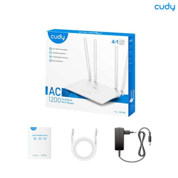 Cudy WR1200 AC1200 Dual Band AC1200 WiFi Router - Image 2