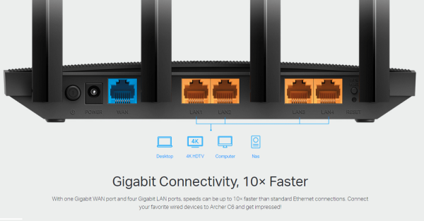 TP-Link Archer c6-Gigabit Dual-Band Wi-Fi Router - Image 2
