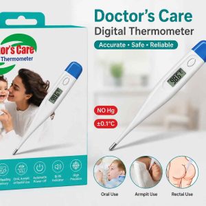 Doctor's Care Digital Thermometer High Precision Waterproof Medical Thermometer for Fever Measurement
